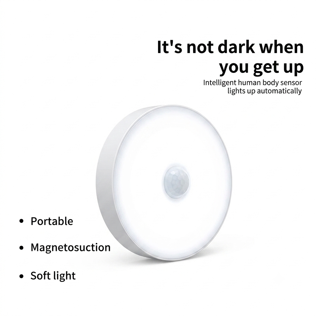 Luz LED con Sensor de Movimiento GlowSense de Novyra