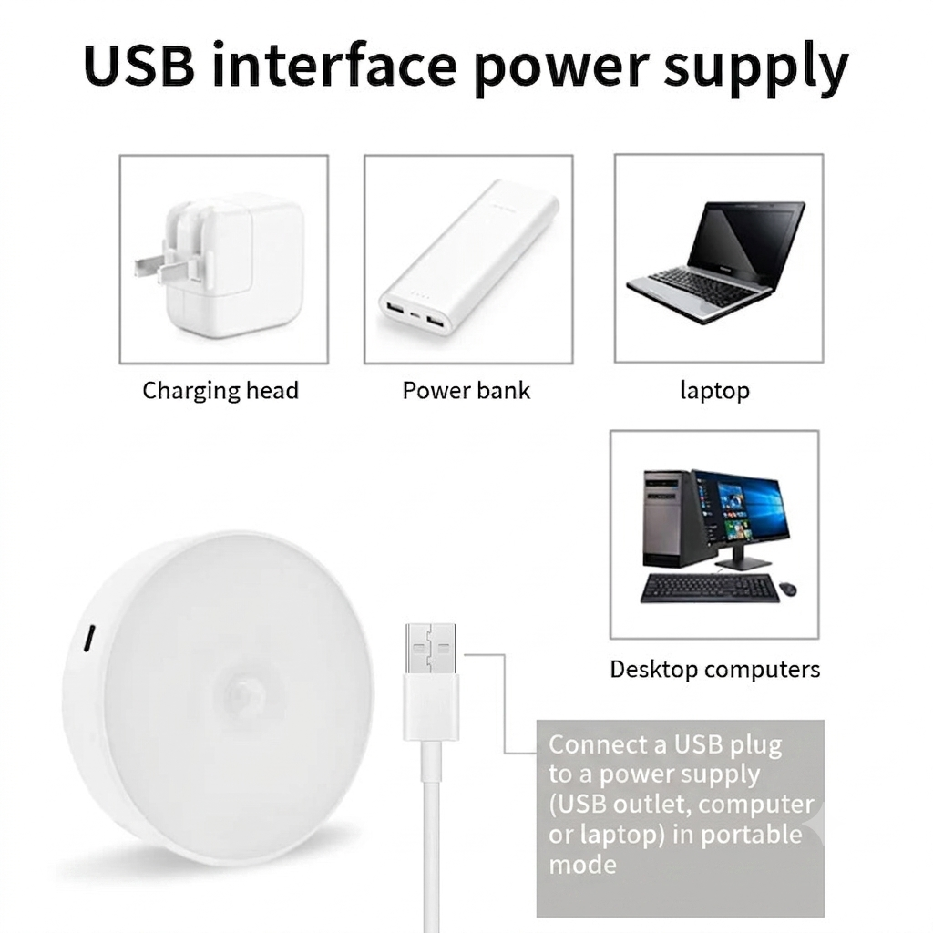 Luz LED con Sensor de Movimiento GlowSense de Novyra