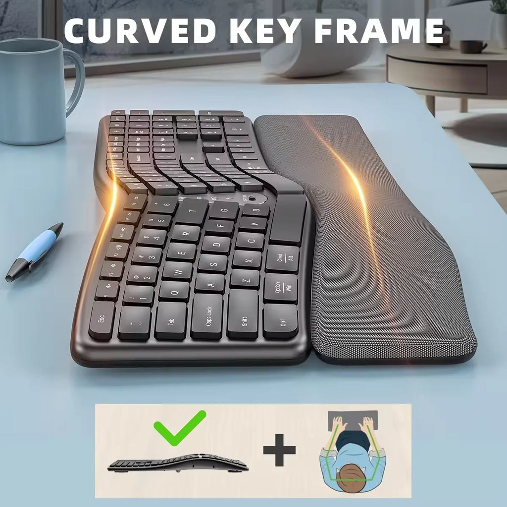 Teclado Ergonómico Novyra CurveType