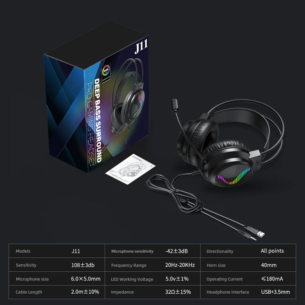 Auriculares para juegos RGB Novyra PulseX