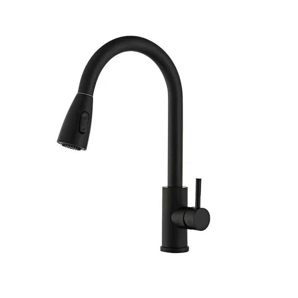 Grifo de cocina extraíble de acero inoxidable Novyra AquaFlex